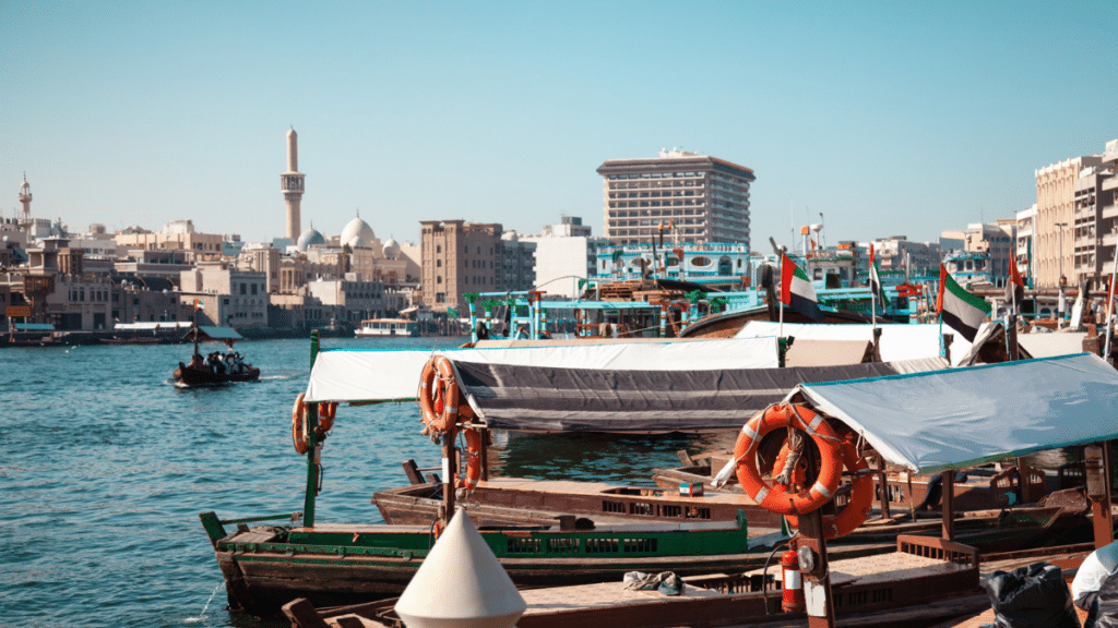 Dubai Creek Waterway in UAE