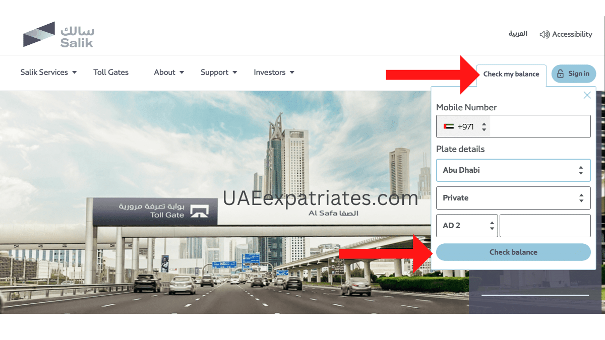 4 Quick Tips to Check Salik Balance UAE Expatriates