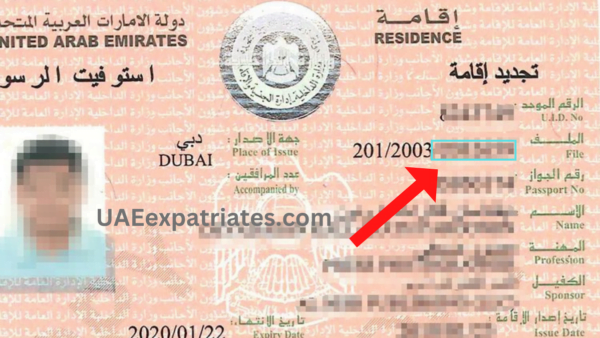 How To Find Your Uae Visa Number Uae Expatriates 8040