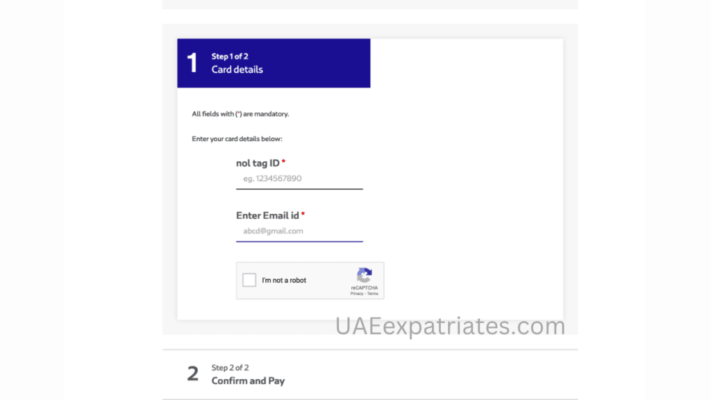 rta nol card recharge online, nol card topup