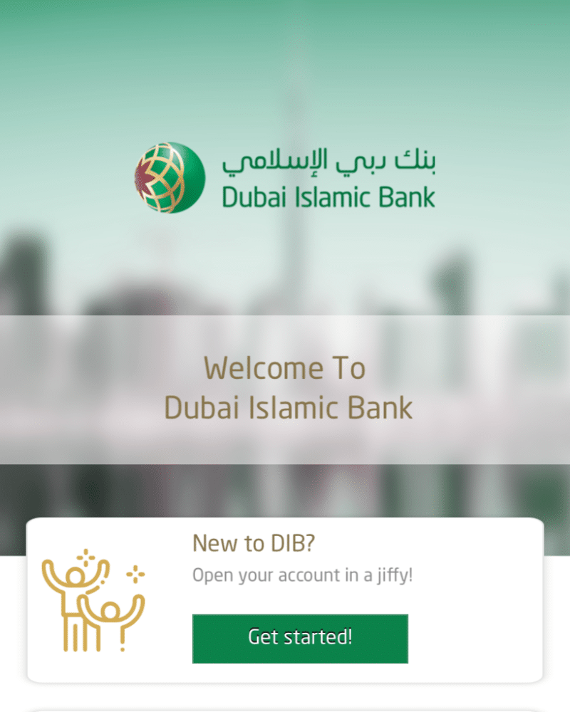 dubai islamic bank account opening