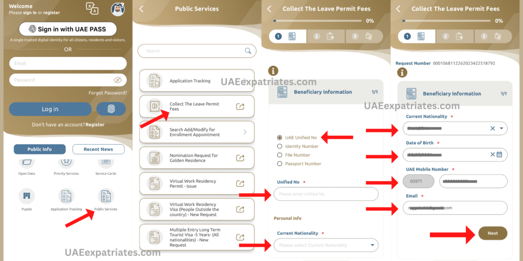 how to check absconding status in uae