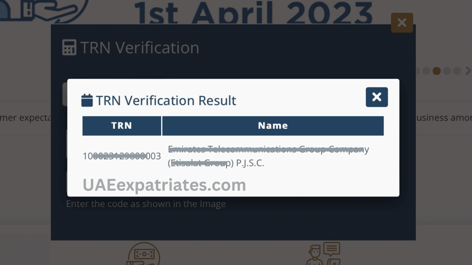 How To Check And Verify Trn Number In Uae Uae Expatriates