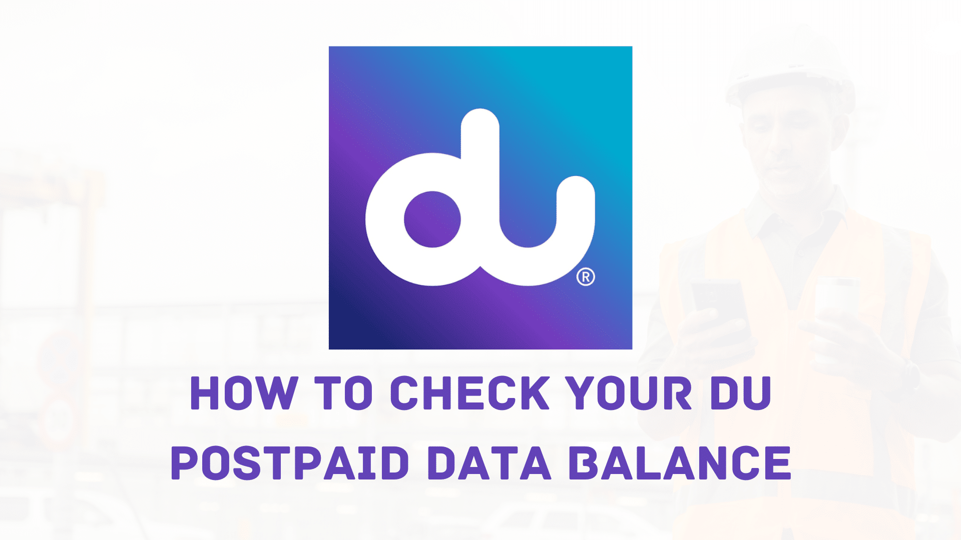 how to check balance in du postpaid business plan