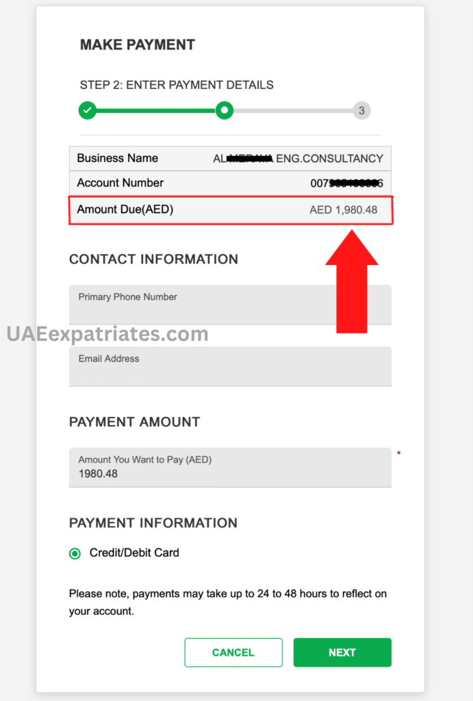 how to check your SEWA bill online, Sharjah Electricity, Water, and Gas Authority (SEWA) bill check,