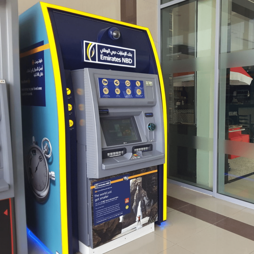 Emirates NBD ATM, Transactions History, Mini Statement