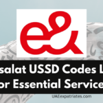 Etisalat USSD Codes List for Essential Services