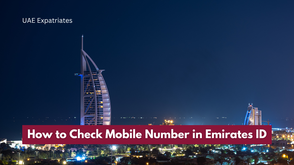 Mobile Numbers in Emirates ID