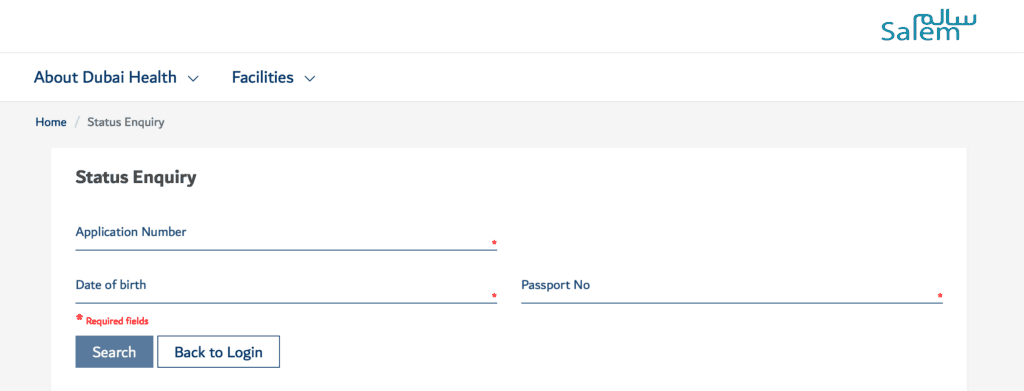 how to check dha medical report status in dubai