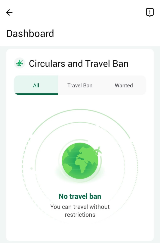 dubai travel ban check